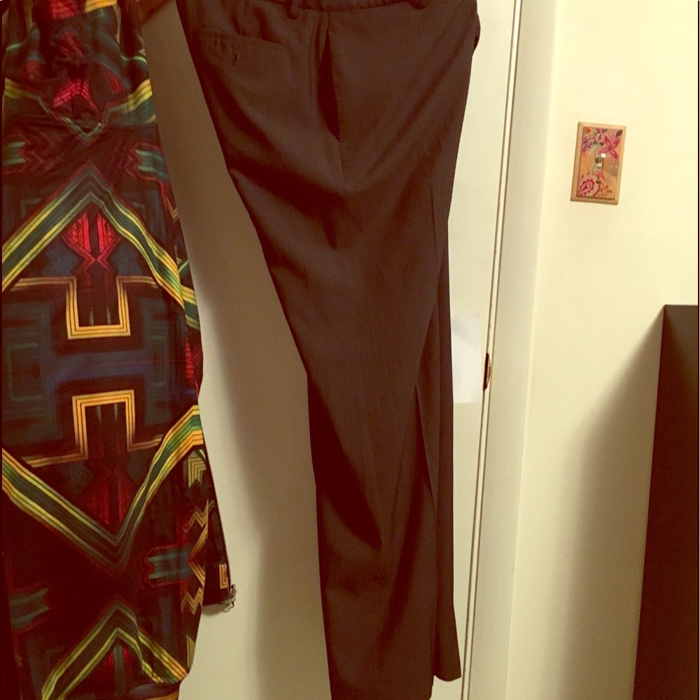 Calvin Klein designer dress pants black